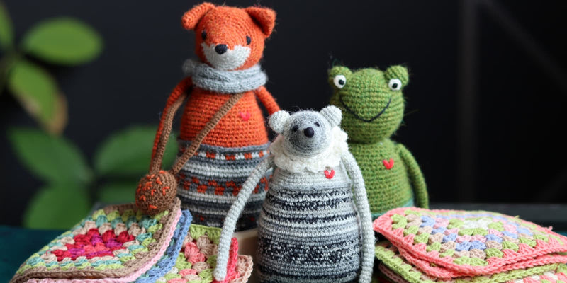 El Örgüsü ve Amigurumi Oyuncaklar İçin Etiketler