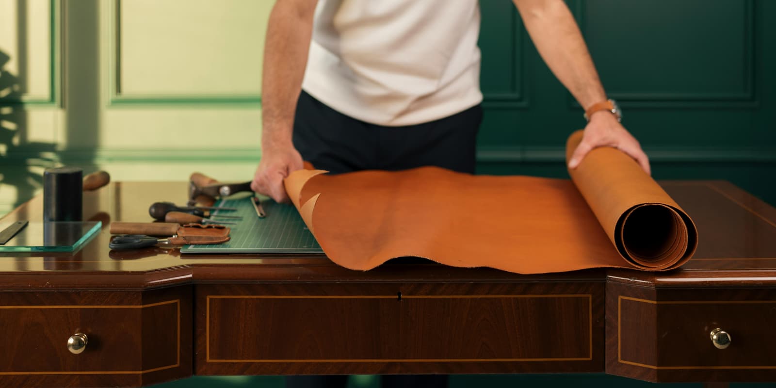 Deri Etiketlerde Renk Değişimi ve Patina Etkisi